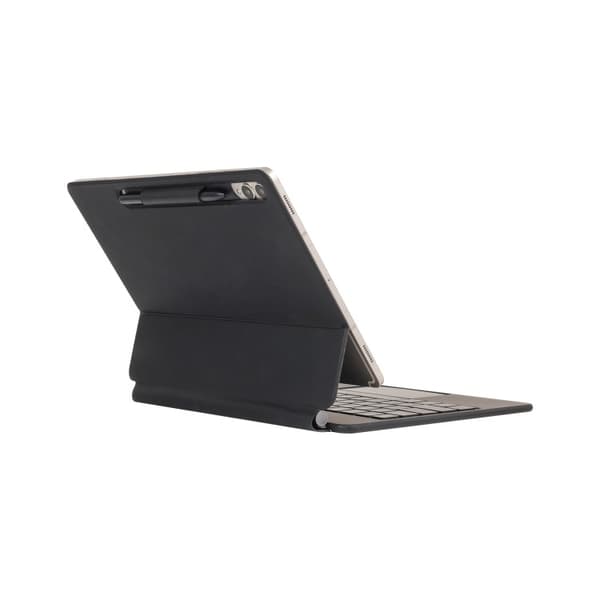 Läderfodral med magnetiskt Bluetooth-tangentbord för Samsung Galaxy Tab S9 FE
