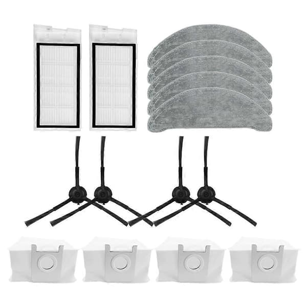 For EVE PLUS HEPA Filter Robot Støvsuger Moppeklut Børste Støvpose Utskiftbare Reservedeler As Shown