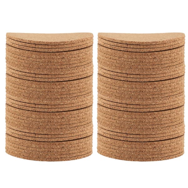 Drikkeunderlag i tre, 10-pakning, te kaffe koppmatte, servise, hjemmeinnredning, 90*3mm