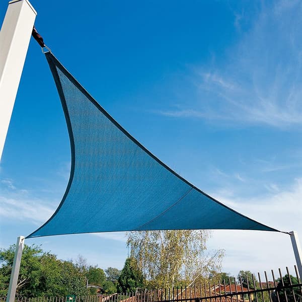 Solsejl Installationssæt, Rustfrit Stål Hardware, Sølv, 16-dele, til Terrasse Have