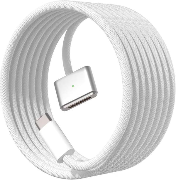 140W USB-C til Magnetic 3-kabel 2m, hurtiglading, kompatibel med MacBook Air/Pro