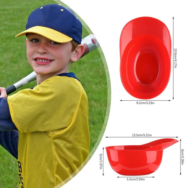 Baseballhjelm Is Skålsæt, Himmelblå, 6-dele, Nyhed Dessertfade