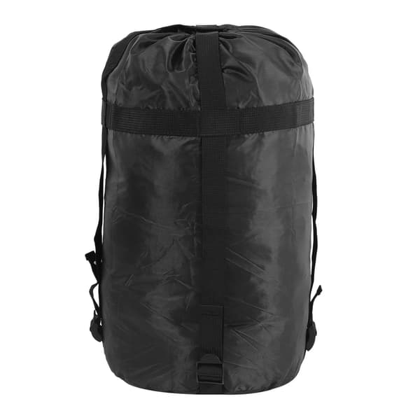 2X Kompressionspåse i Nylon för Sovsäck, Svart, 24L, Vattentät, Camping & Backpacking