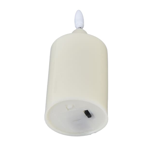 Flammeløse LED-søylelys, 5,1x2,0 tommer, dekorative for høytidsbryllupsfest
