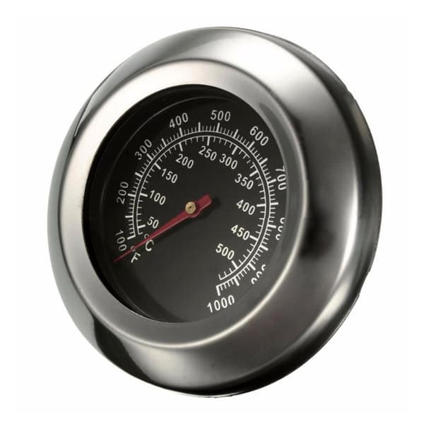 Ovntermometer i rustfrit stål, bredt kødtermometer til køkken- og grillmadlavning
