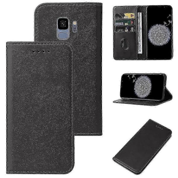 Magnetisk lukking lær telefondeksel for Samsung Galaxy S9