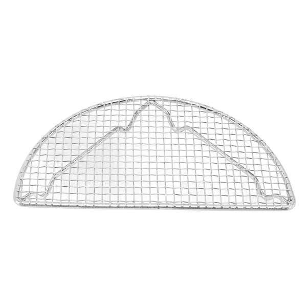 Kølestativ i rustfrit stål, halvcirkel 18 cm, ovnsikkert til bagning, stegning, grillning