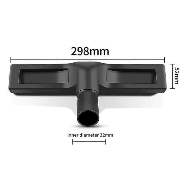 Erstatning for gulvbørste hestehår 1 1/4 tommer 32 mm universell støvsuger børstehode for ,Eure black