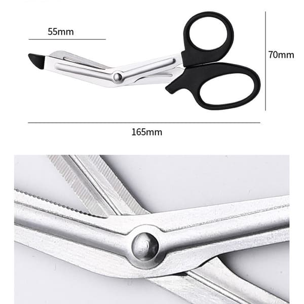 Bandagesax Typ A, Rostfritt Stål, 16,5 cm, Ergonomisk, Vass, Rostbeständig