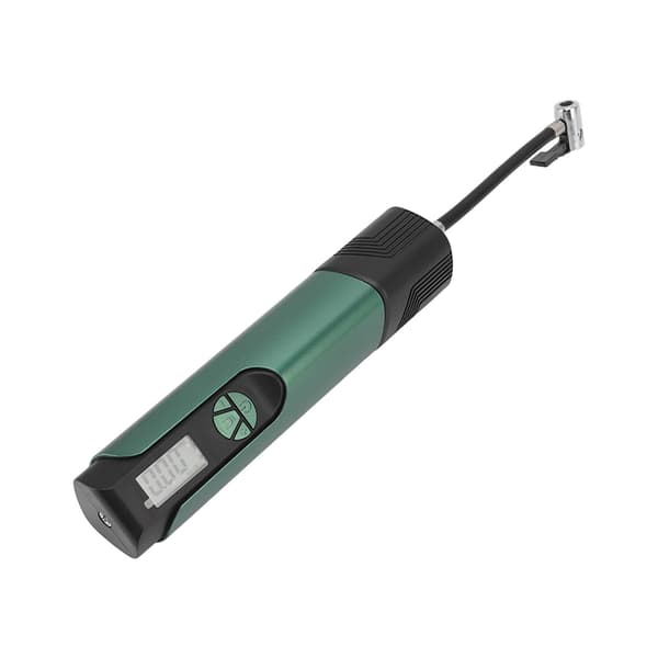 Elektrisk digital dekkoppblåser, 4 forhåndsinnstilte moduser, USB-lading, LED-lys, for biler og motorsykler