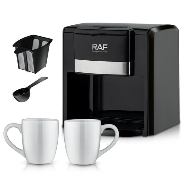 RAF Mini 2 Kopper 420ML Varmeplade Dryp Elektrisk Kaffemaskine