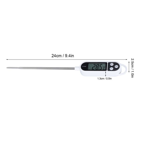 Digital LCD Madtermometer, Elektronisk Madlavningstemperaturmåler til Køkken
