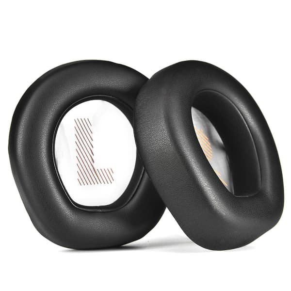 Erstatningsørepuder til JBL Quantum Q200 Q300, sort, PU-læder, skum med høj densitet