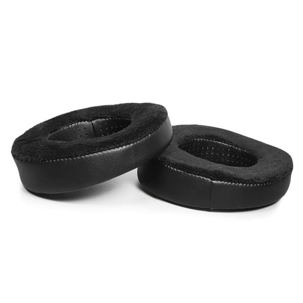 Erstatningsørepuder til Hifiman HE300/400/500/560, proteinlæder velour, sort