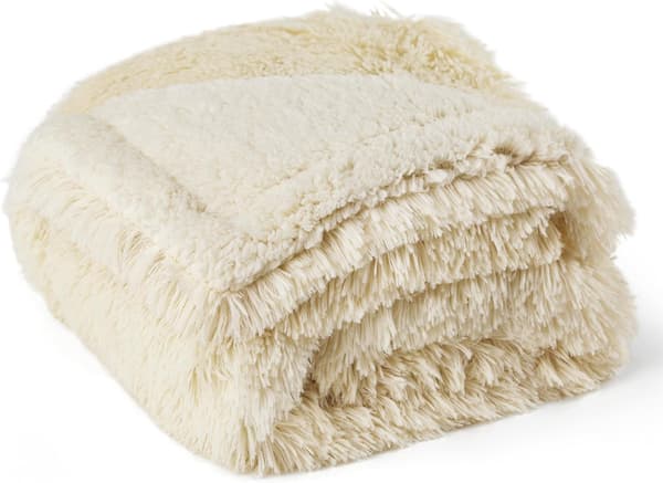 Vandtæt vaskbart blødt hundetæppe til store hunde og mennesker, kæledyrstæppe til sofapudebeskytter. Cream M(80x100cm)