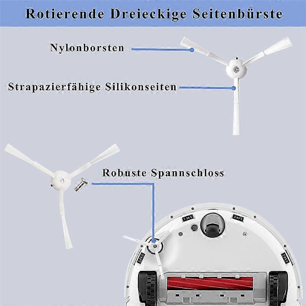 Til Q Tilbehør, til P10 Robot Støvsuger Reservedele Tilbehørssæt Hovedbørste Støvpose