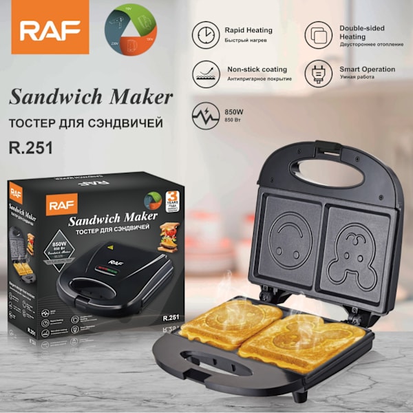 Raf Tecknad Smörgåsgrill