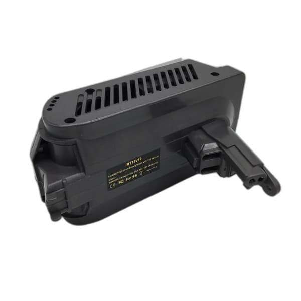 Erstatning 18V 24W Lithium Batteri Adapter Kompatibel med Dyson V10 Støvsuger, Grå