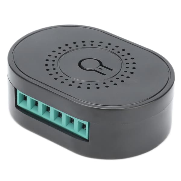 Mini Dimmerbryter, Trinnløs Dimming, APP Dobbel Kontroll, WiFi, Svart