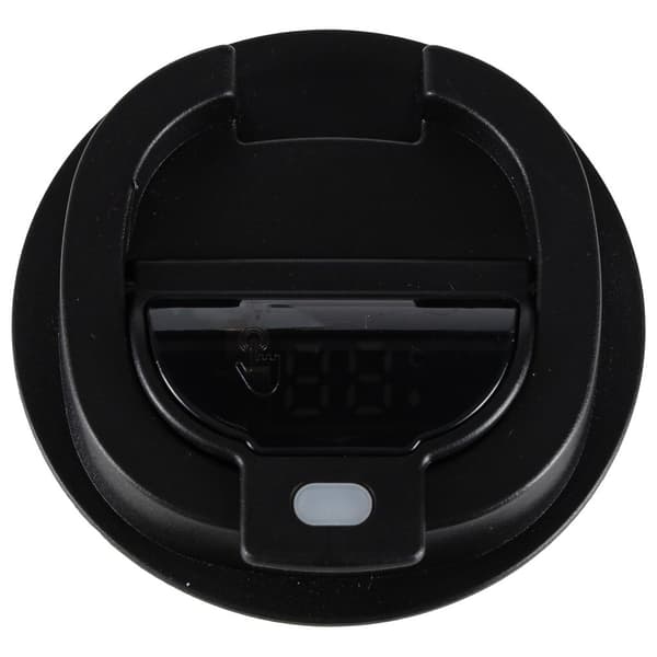 Termokopp med LED-display, 500 ml, svart, isolert reisekaffekopp Black