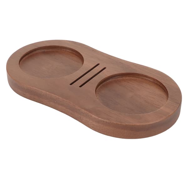 Kaffe Tamperholder i Tre, Universell 51mm 53mm 58mm, Tamperstasjon Base