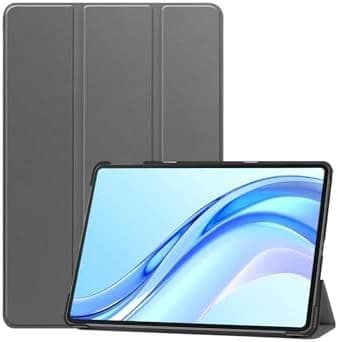 Kompatibel med DOOGEE Tab E3+ 2025/Tab E3 Plus etui, trefoldet PU, ridsefast, mørkeblå