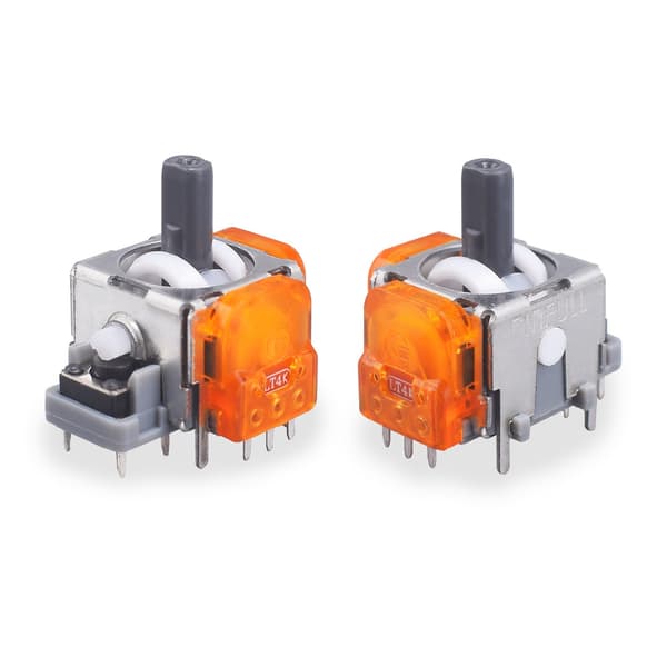TMR Hall Joystick för PS5-kontroll, orange, hög precision, låg strömförbrukning