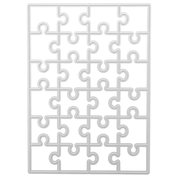 Rektangulär metallskärform, silverfärgat kolstål, för korttillverkning, scrapbooking, prägling