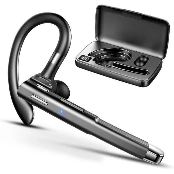 Trådløst Bluetooth-hodesett, in-ear, støydempende, 180 timer standby, 35 timer taletid, for sjåfører