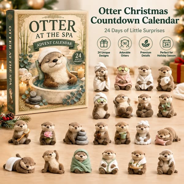 Odder Jule-nedtællingskalender, 24 dages blind box, PVC 3D-julekalender, 28x22 cm PVC 3D Model 28x22x3.5cm