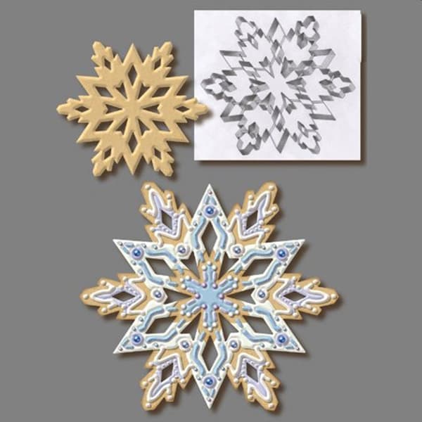 3D Snefnug Kageform, Bageform i Rustfrit Stål, Multifunktionelt Holdbart Køkkenredskab