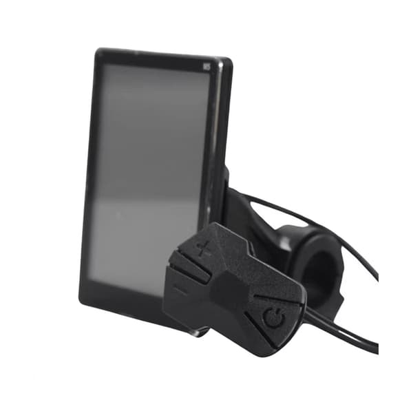 M5 Elsykkel LCD-skjermmåler, 24V-60V, 6PIN, Svart, E-scooter Panel Skjerm