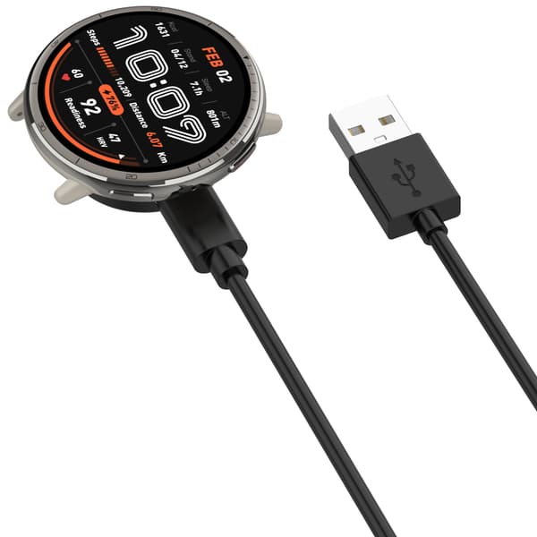 Laturi Amazfit Active 2 A2437:lle, korvaava latauskaapeli, 100cm