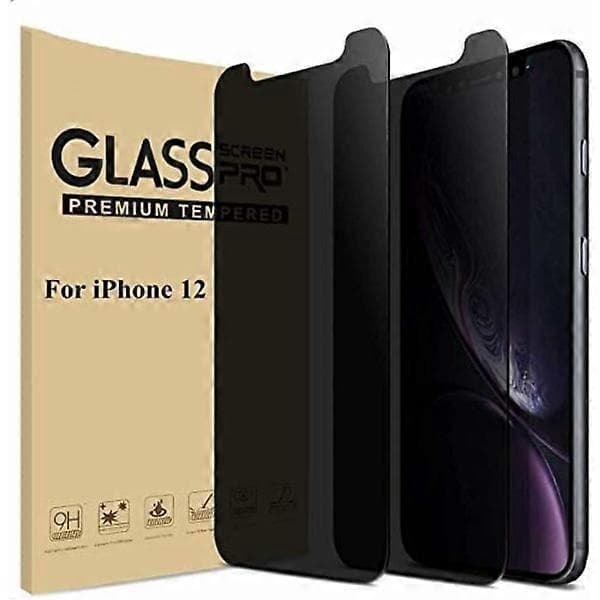 2 st Sekretess skärmskydd för kompatibel med iPhone 12 pro