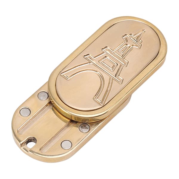 Metall EDC Fidget Slider, Magnetisk Ringmynt, Stresslindrande Fingertoppsleksak, Handtryckande PPB