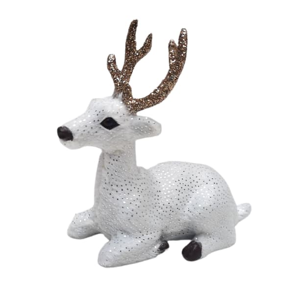 Miniature Hjortefigur, Julepynt, Sød Dyremodel til Hjemmekontorindretning