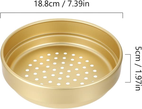 Förtjockad aluminiumlegering 7-tums rund ångkorg för matlagning - Köksil