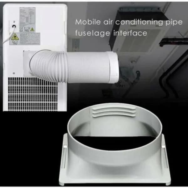 Adapter för luftkonditioneringsslang, 15 cm fönsterkåpa, ventilationskit för portabel AC