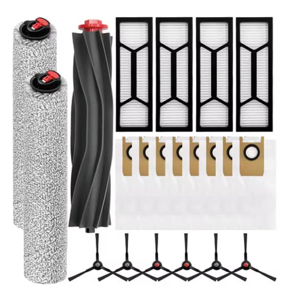 Etc Anker s1 kit 3 1 lim børste + 2 rullemopper + 6 sidebørster + 4 filtre + 8 støvposer