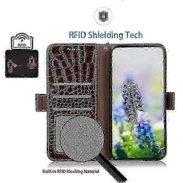 Flip Wallet-etui i ægte koskind til iPhone 16e Brown