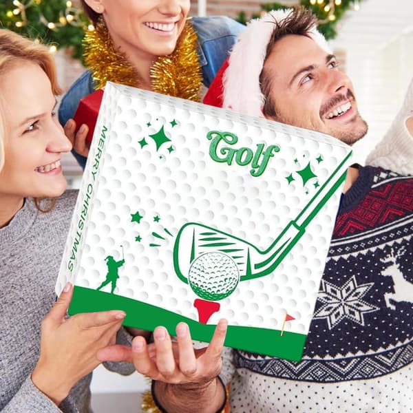 Golfadventskalender 2025, 24-dagars julnedräkning, present med golftillbehör