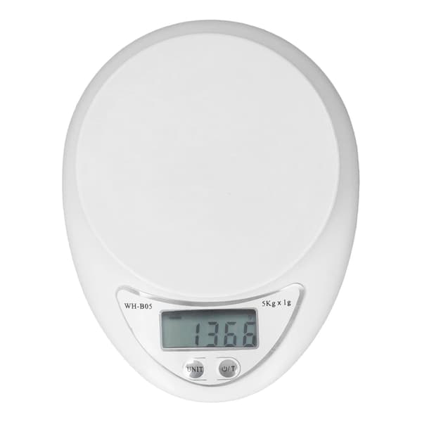 Digital køkkenvægt 500g/0.1g, LCD-display, til bagning og madlavning