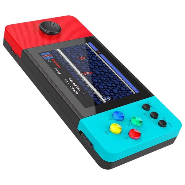 K9 Håndholdt Spillkonsoll, Retro Joystick-kontroller, Bærbar Klassisk Konsoll for Reise