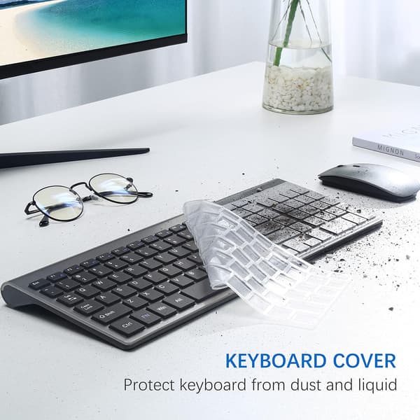 Ultra Slim Trådløst Tastatur og Mus Combo