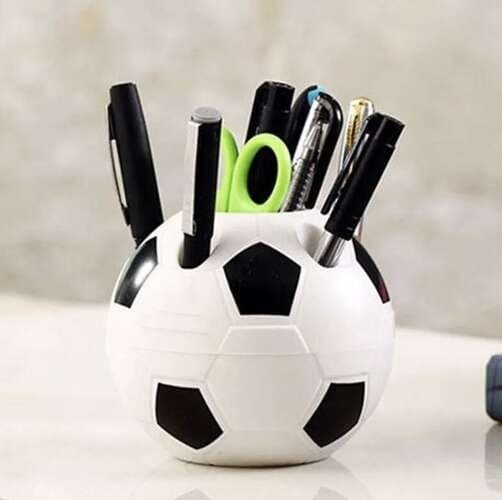 Fotball Blyantholder, Skrivebordsorganisering, Pennekopp, 5 Hull, Kontoroppbevaring