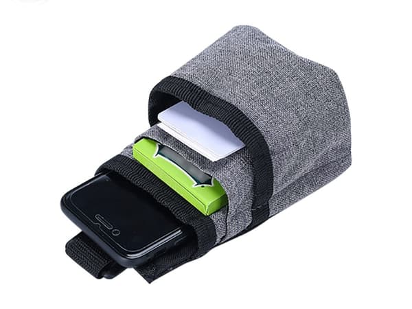Bilorganizer med lommer, sort, 3 rum, telefon- og brilleholder, udluftningsmontering