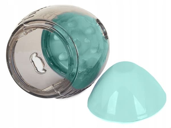 Interaktiv Godbidsdispenser Bold til Hunde, Langsom Foder Puslespil Legetøj, Hård Plast, Blå/Grøn/Lilla/Pink