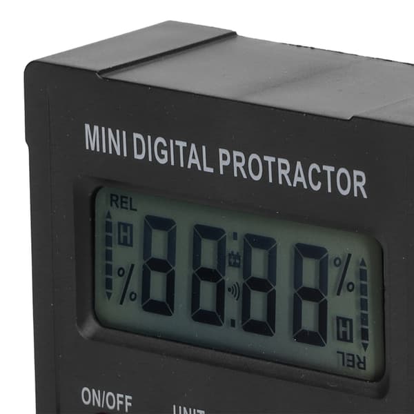 Mini digital vinkelmätare inklinometer, 360 grader, elektroniskt vattenpass med magnetisk bas