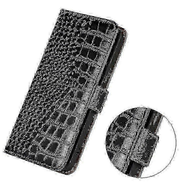 Plånboksfodral i äkta koläder för iPhone 16e Black