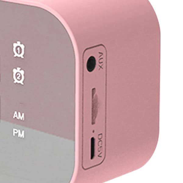 5-i-1 Multifunktionell Väckarklocka, Bluetooth-högtalare, Radio, Temperaturdisplay
